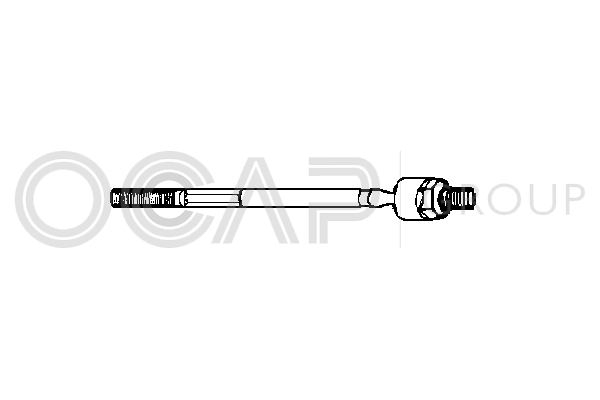 Articulación axial, barra de acoplamiento Subaru JUSTY II