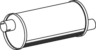 Silenciador central/posterior DINEX 18307