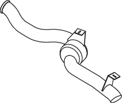Tubo de escape DINEX 21475