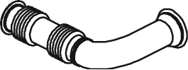 Tubo de escape DINEX 22283