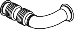 Tubo de escape DINEX 22296