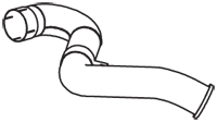Tubo de escape DINEX 22636