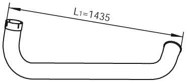 Tubo de escape DINEX 22712