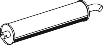 Silenciador central/posterior DINEX 29305