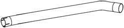 Tubo de escape DINEX 29654