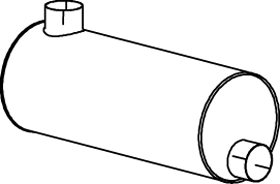 Silenciador central/posterior DINEX 40323