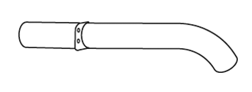 Tubo de escape DINEX 44621