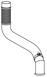 Tubo de escape DINEX 47523