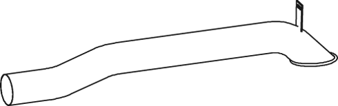 Tubo de escape DINEX 47726