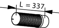 Tubo de escape DINEX 48117