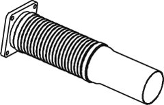 Tubo de escape DINEX 48134