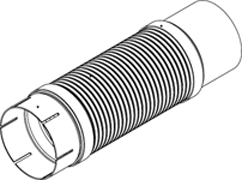 Tubo de escape DINEX 48168