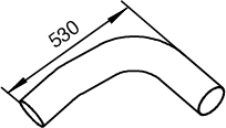 Tubo de escape DINEX 48215