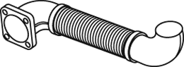 Tubo de escape DINEX 49129