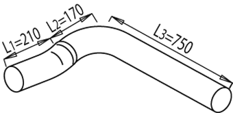 Tubo de escape DINEX 49131