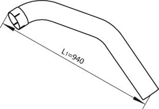 Tubo de escape DINEX 49227
