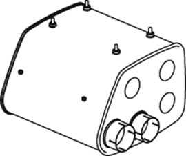 Silenciador central/posterior DINEX 49376