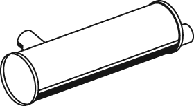 Silenciador central/posterior DINEX 49390