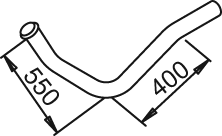 Tubo de escape DINEX 50125
