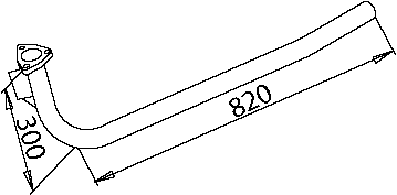 Tubo de escape DINEX 50207