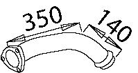 Tubo de escape DINEX 50254