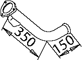 Tubo de escape DINEX 50288