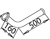 Tubo de escape DINEX 50290
