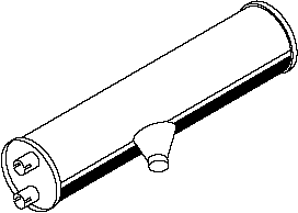 Silenciador central/posterior DINEX 50306