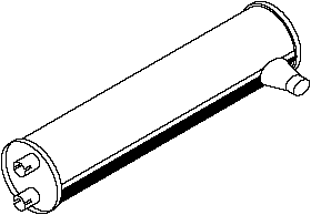 Silenciador central/posterior DINEX 50317
