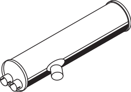 Silenciador central/posterior DINEX 50371