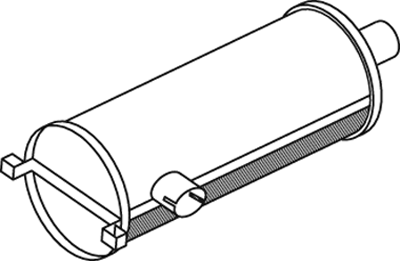 Silenciador central/posterior DINEX 50433