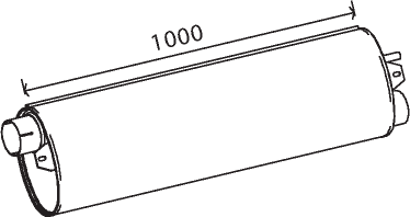Silenciador central/posterior DINEX 50488