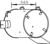 Silenciador posterior DINEX 50491