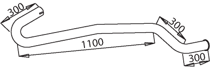 Tubo de escape DINEX 50649