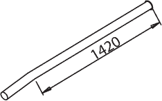 Tubo de escape DINEX 50684