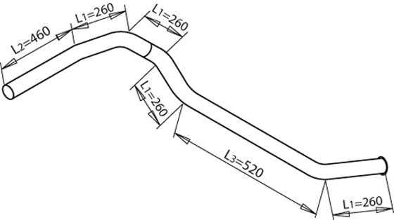 Tubo de escape Mercedes-Benz T2/L Van · Mercedes-Benz T2/L Platform/Chassis