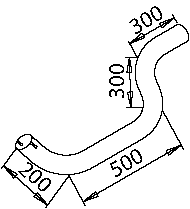 Tubo de escape DINEX 51127