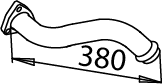 Tubo de escape DINEX 51213