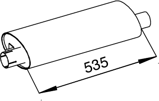 Silenciador central/posterior DINEX 51310
