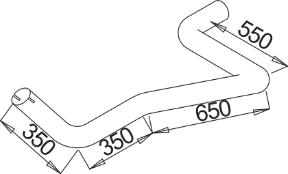 Tubo de escape DINEX 52188