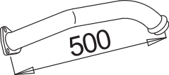 Tubo de escape DINEX 52210