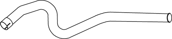 Tubo de escape DINEX 52698