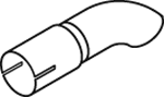 Tubo de escape DINEX 52761