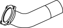 Tubo de escape DINEX 53115
