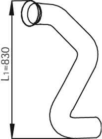 Tubo de escape DINEX 53139