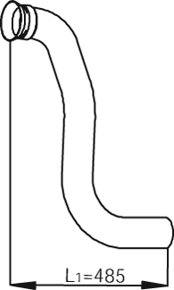 Tubo de escape DINEX 53277