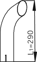 Tubo de escape DINEX 53761