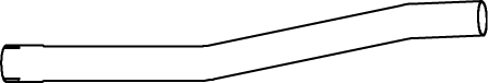 Tubo de escape DINEX 54172