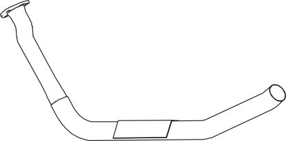Tubo de escape DINEX 54175