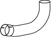 Tubo de escape DINEX 54208